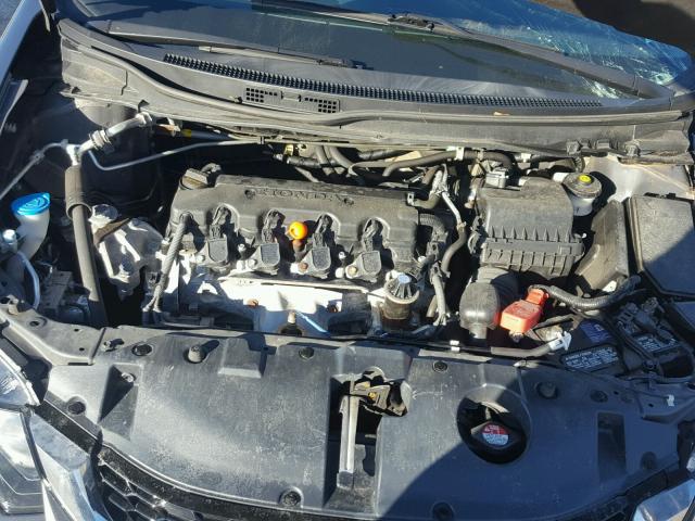 2HGFB2F91DH513007 - 2013 HONDA CIVIC EXL GRAY photo 7