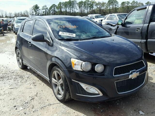 1G1JH6SB2F4154430 - 2015 CHEVROLET SONIC RS BLACK photo 1