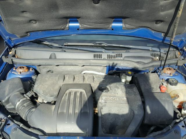 1G1AK55F567634390 - 2006 CHEVROLET COBALT LS BLUE photo 7