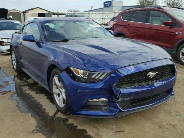 1FA6P8AM3G5309177 - 2016 FORD MUSTANG BLUE photo 1