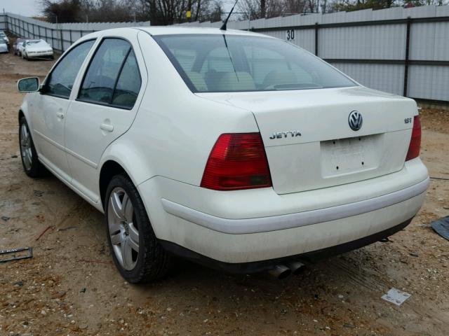 3VWSE69MX3M152045 - 2003 VOLKSWAGEN JETTA GLS WHITE photo 3