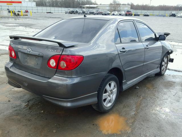 1NXBR32E56Z669693 - 2006 TOYOTA COROLLA CE GRAY photo 4