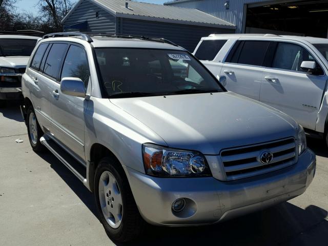 JTEDP21A960112039 - 2006 TOYOTA HIGHLANDER SILVER photo 1