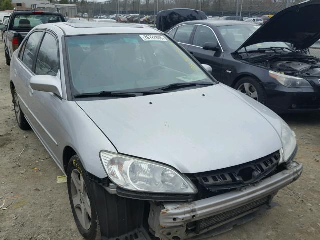 2HGES26795H576240 - 2005 HONDA CIVIC EX ვერცხლისფერი ფოტო 1