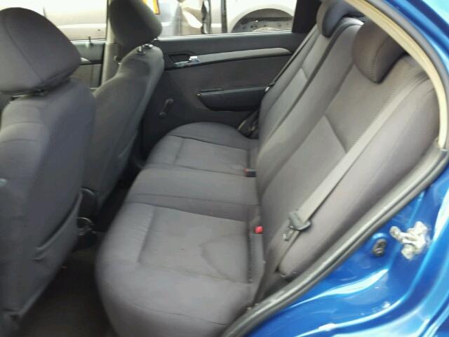 KL1TD56638B280675 - 2008 CHEVROLET AVEO BASE Niebieski zdjęcie 6