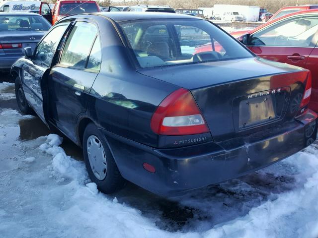 JA3AY26A8WU034650 - 1998 MITSUBISHI MIRAGE DE BLACK photo 3