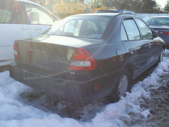 JA3AY26A8WU034650 - 1998 MITSUBISHI MIRAGE DE BLACK photo 4