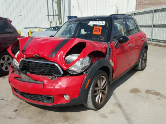 WMWZC3C58BWL79530 - 2011 MINI COOPER S C RED photo 2