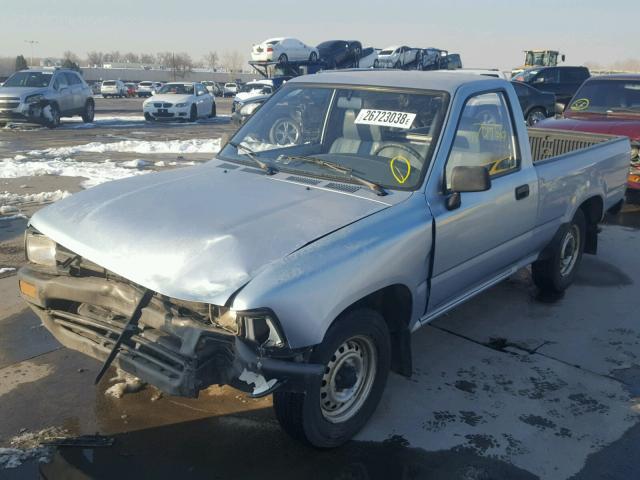 JT4RN81R7L5089397 - 1990 TOYOTA PICKUP 1/2 SILVER photo 2