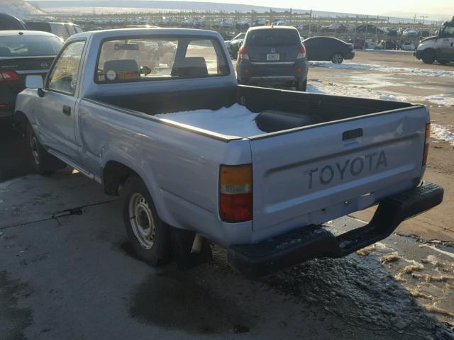 JT4RN81R7L5089397 - 1990 TOYOTA PICKUP 1/2 SILVER photo 3