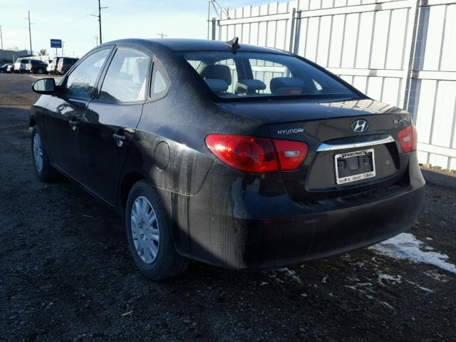 KMHDU4AD7AU859459 - 2010 HYUNDAI ELANTRA BL BLACK photo 3