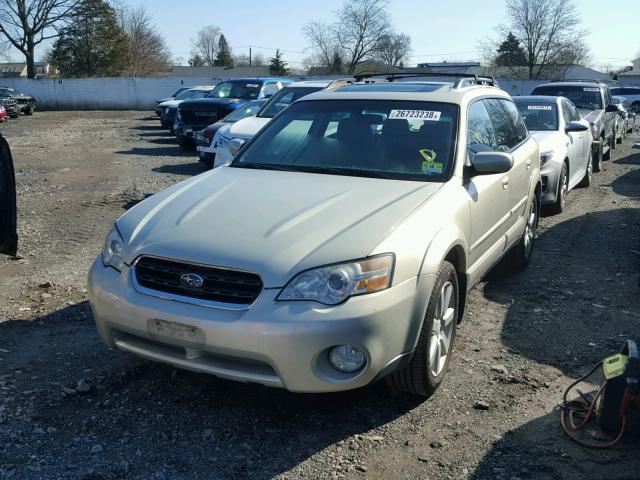 4S4BP62C777338376 - 2007 SUBARU LEGACY OUT GOLD photo 2