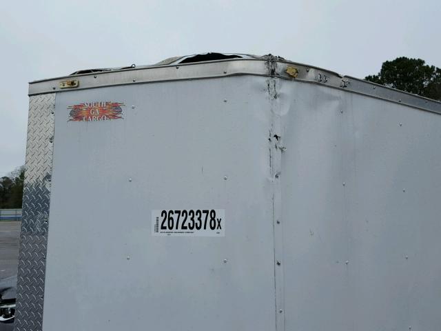 54GVC12D8C7004505 - 2012 CARGO TRAILER WHITE photo 9