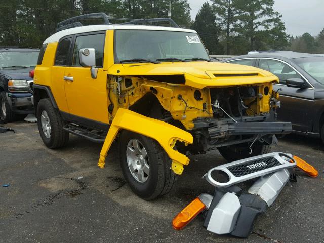 JTEBU11F870020864 - 2007 TOYOTA FJ CRUISER YELLOW photo 1