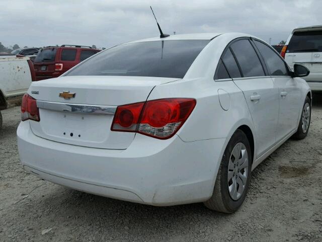 1G1PC5SH6C7160233 - 2012 CHEVROLET CRUZE LS WHITE photo 4