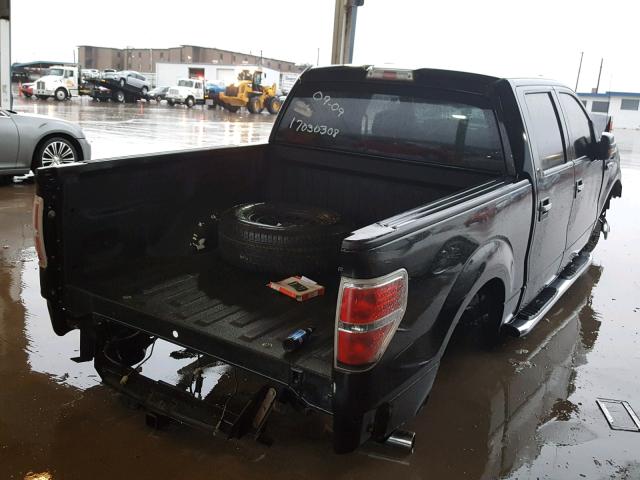 1FTEW1CM0CFA12711 - 2012 FORD F150 SUPER BLACK photo 4