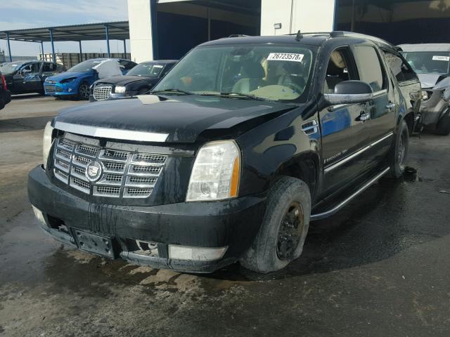 1GYFK66817R192615 - 2007 CADILLAC ESCALADE E BLACK photo 2