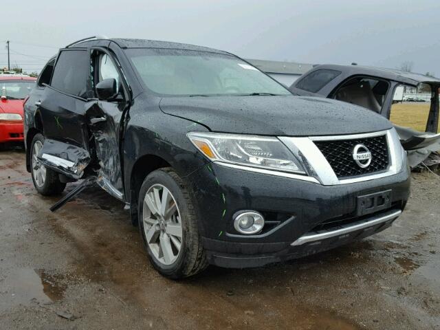 5N1AR2MM9EC705822 - 2014 NISSAN PATHFINDER BLACK photo 1