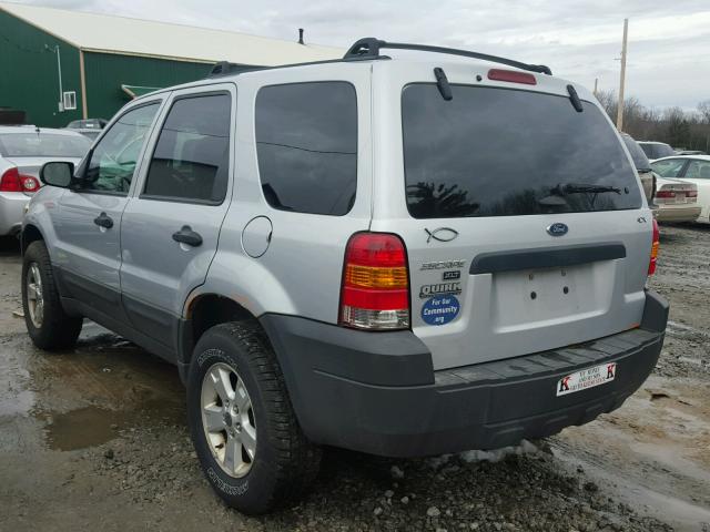 1FMYU93Z56KB58655 - 2006 FORD ESCAPE XLT SILVER photo 3