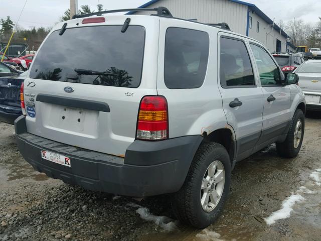 1FMYU93Z56KB58655 - 2006 FORD ESCAPE XLT SILVER photo 4