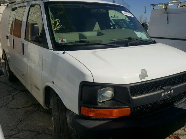 1GCGG25V261173533 - 2006 CHEVROLET EXPRESS G2 WHITE photo 1