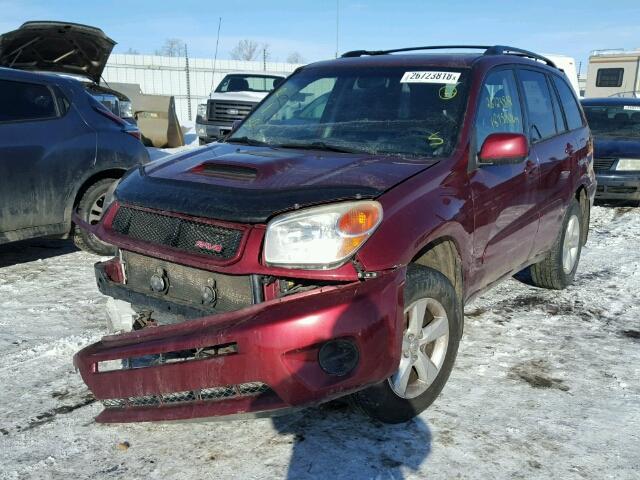 JTEHD20V850043020 - 2005 TOYOTA RAV4 RED photo 2