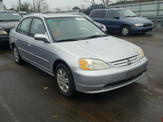 2HGES26763H618036 - 2003 HONDA CIVIC EX ვერცხლისფერი ფოტო 1