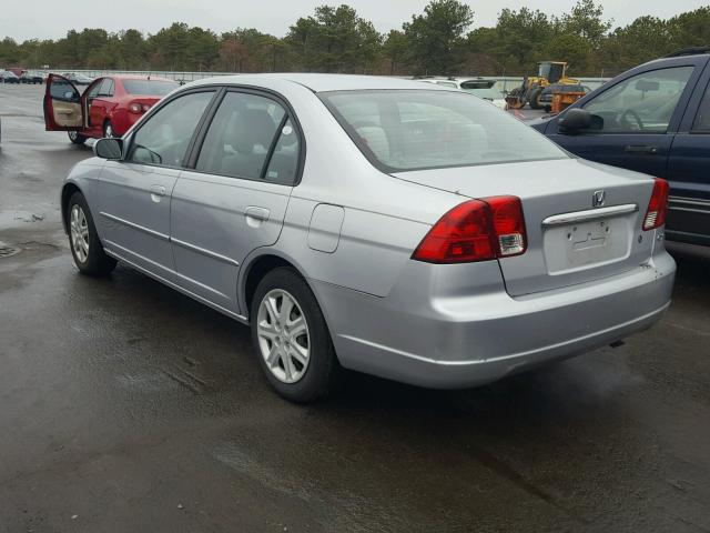 2HGES26763H618036 - 2003 HONDA CIVIC EX ვერცხლისფერი ფოტო 3