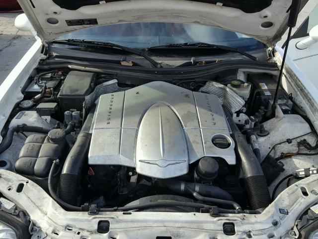 1C3AN69L24X016465 - 2004 CHRYSLER CROSSFIRE WHITE photo 7