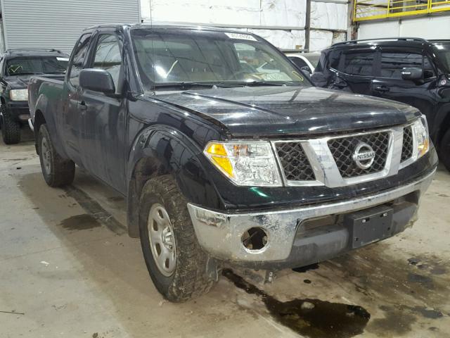 1N6AD06W77C427623 - 2007 NISSAN FRONTIER K BLACK photo 1