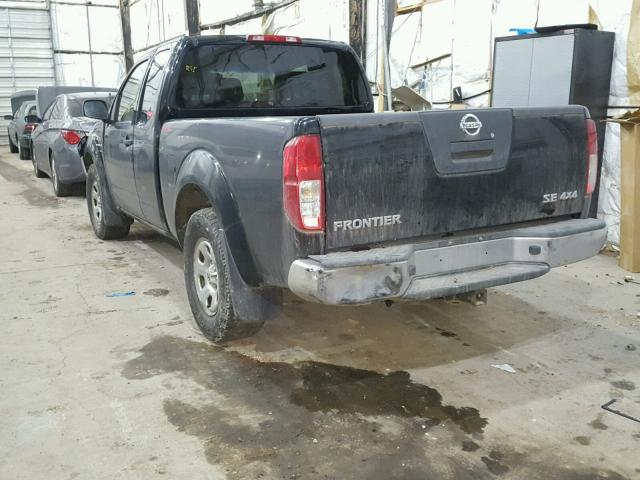 1N6AD06W77C427623 - 2007 NISSAN FRONTIER K BLACK photo 3