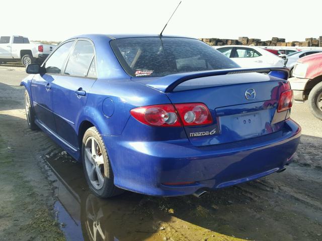 1YVFP80C445N90169 - 2004 MAZDA 6 I BLUE photo 3