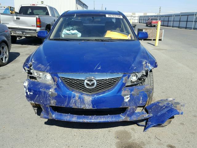 1YVFP80C445N90169 - 2004 MAZDA 6 I BLUE photo 9