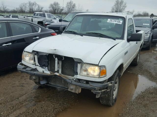 1FTYR10D19PA23759 - 2009 FORD RANGER WHITE photo 2