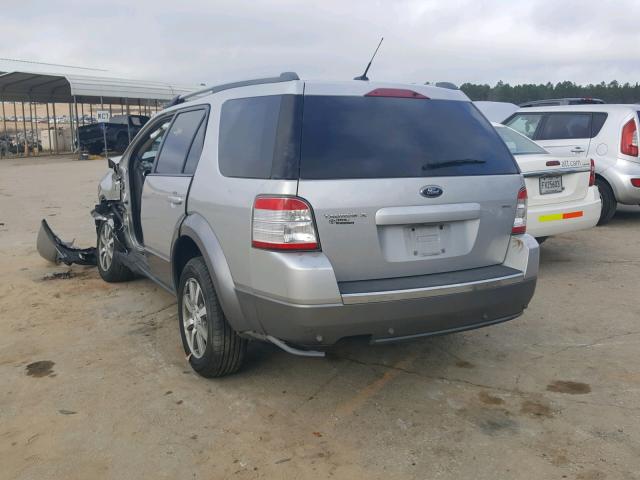 1FMDK02W69GA00338 - 2009 FORD TAURUS X S SILVER photo 3