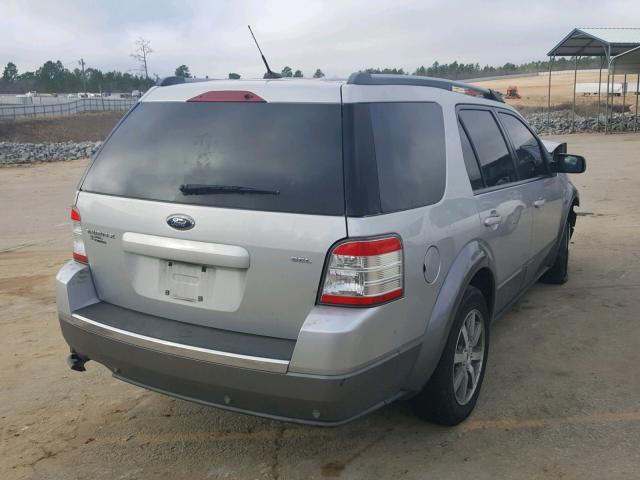 1FMDK02W69GA00338 - 2009 FORD TAURUS X S SILVER photo 4