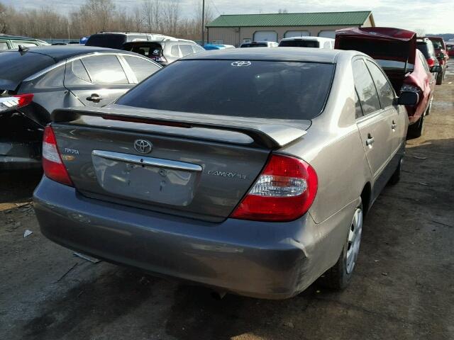 4T1BE32K64U789663 - 2004 TOYOTA CAMRY LE GRAY photo 4