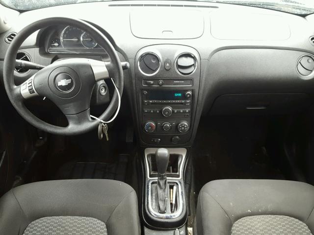 3GNBAADBXAS554509 - 2010 CHEVROLET HHR LS BLACK photo 9