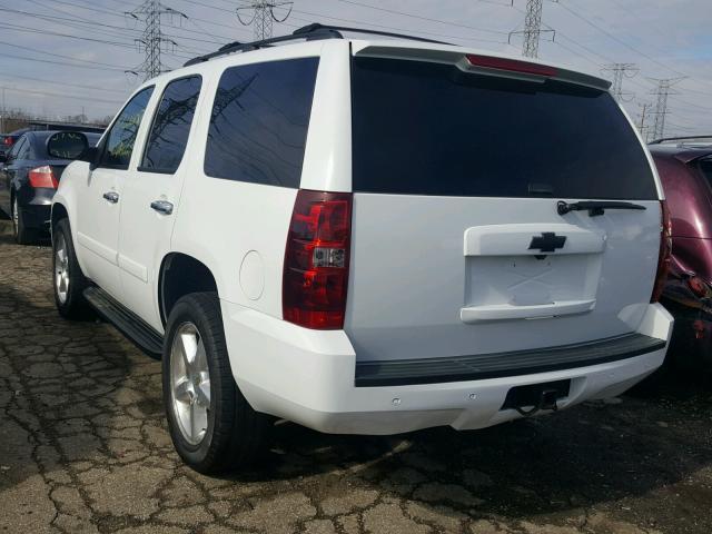 1GNFK13077J327433 - 2007 CHEVROLET TAHOE K150 WHITE photo 3