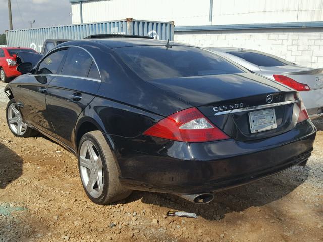 WDDDJ75XX6A067484 - 2006 MERCEDES-BENZ CLS 500C BLACK photo 3