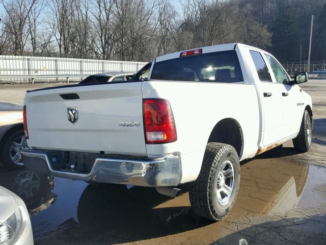 1D7RV1GT9AS261704 - 2010 DODGE RAM 1500 WHITE photo 4