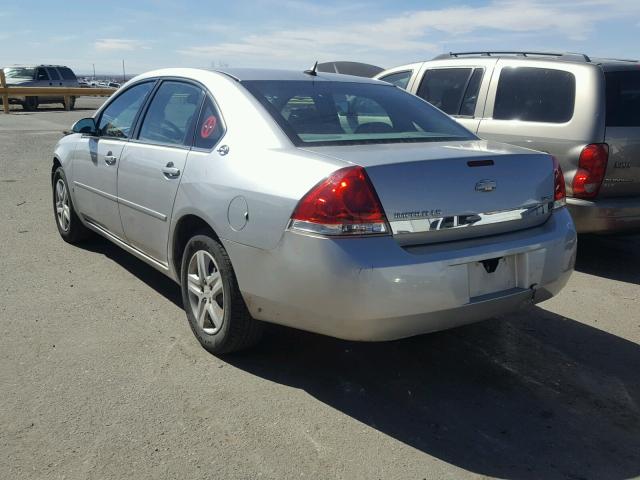 2G1WB58K989252654 - 2008 CHEVROLET IMPALA LS SILVER photo 3