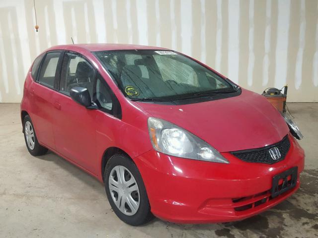 JHMGE88259S061851 - 2009 HONDA FIT RED photo 1