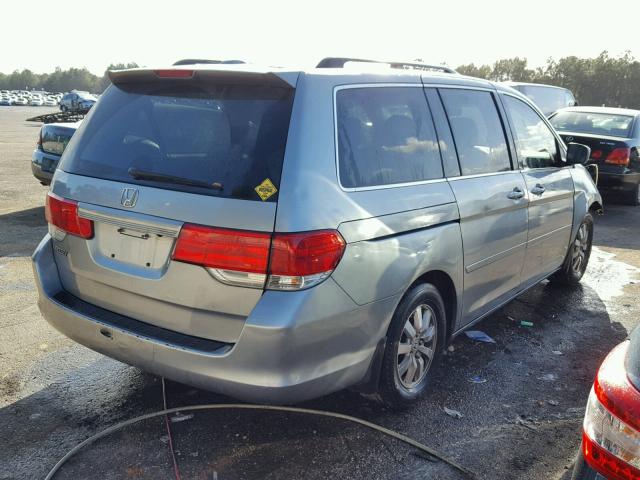 5FNRL38628B050565 - 2008 HONDA ODYSSEY EX BLUE photo 4