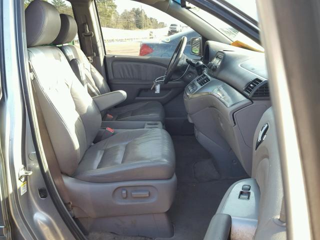 5FNRL38628B050565 - 2008 HONDA ODYSSEY EX BLUE photo 5