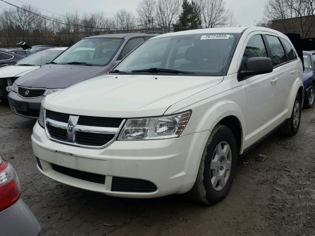 3D4PG4FB4AT194386 - 2010 DODGE JOURNEY SE WHITE photo 2