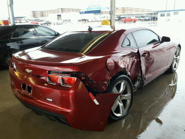 2G1FC1ED5B9148147 - 2011 CHEVROLET CAMARO LT MAROON photo 4