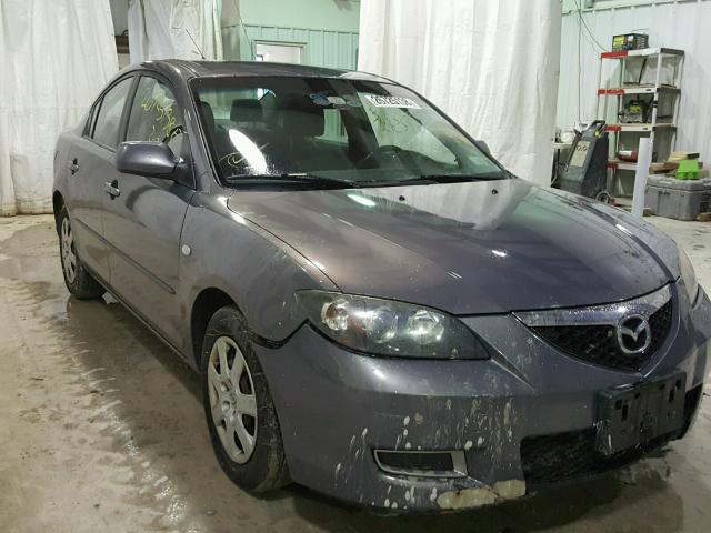 JM1BK12G881854369 - 2008 MAZDA 3 I GRAY photo 1