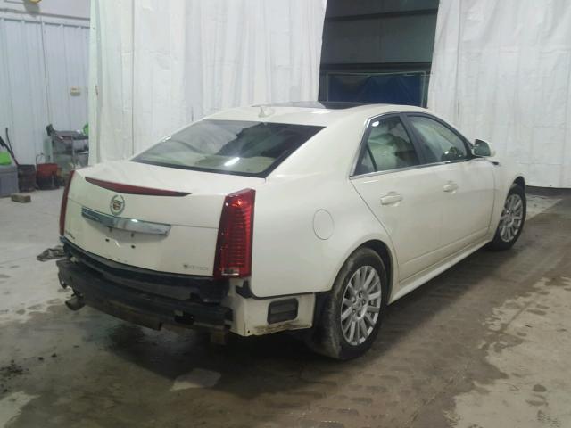 1G6DG5EY6B0102854 - 2011 CADILLAC CTS LUXURY WHITE photo 4