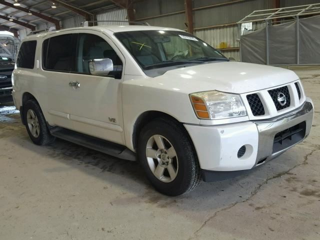 5N1BA08A57N715657 - 2007 NISSAN ARMADA SE WHITE photo 1